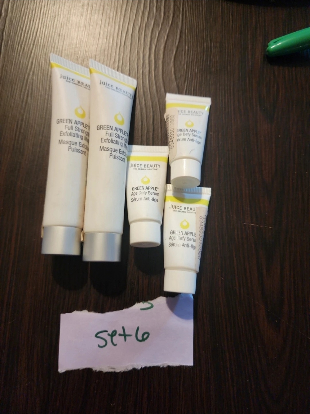 Juice Beauty Green Apple Skincare Tube Set - White & Green